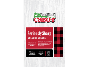 Cabot Seriously Sharp Cheddar Cheese, 3 lb